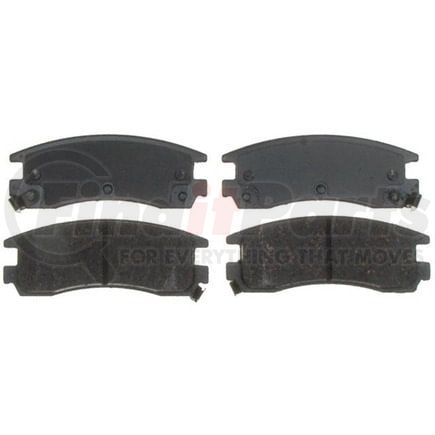 SGD714C by RAYBESTOS - Raybestos Service Grade Ceramic Brake Pad Set