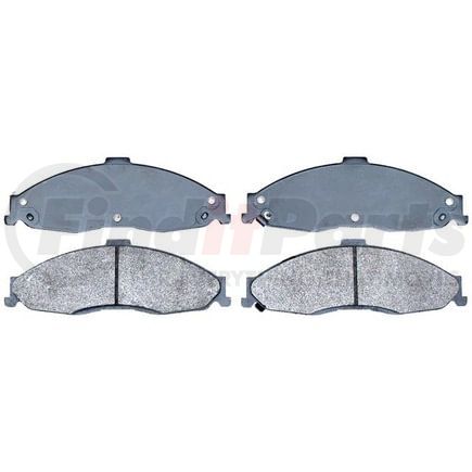 SGD749M by RAYBESTOS - Raybestos Service Grade Metallic Brake Pad Set