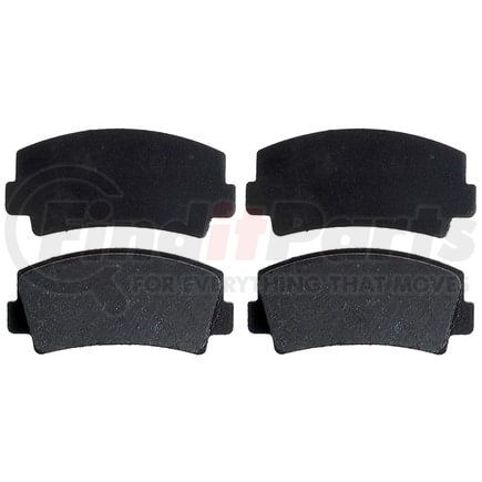 SGD76 by RAYBESTOS - Raybestos Service Grade Organic Brake Pad Set