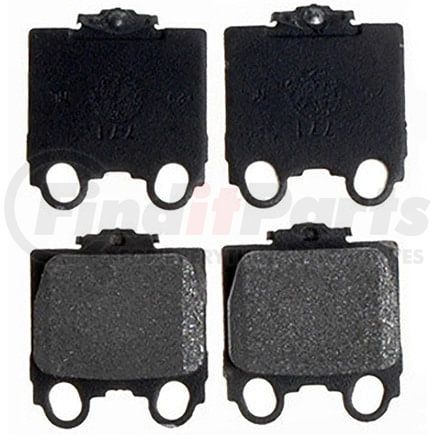 SGD771C by RAYBESTOS - Raybestos Service Grade Ceramic Brake Pad Set