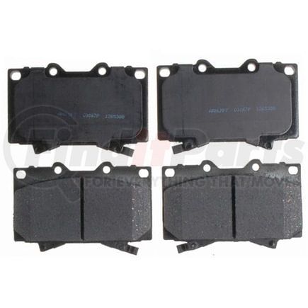 SGD772C by RAYBESTOS - Raybestos Service Grade Ceramic Brake Pad Set