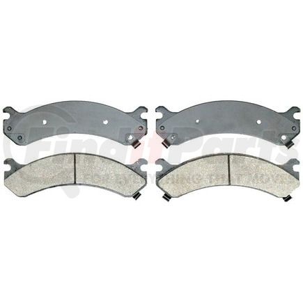 SGD784C by RAYBESTOS - Raybestos Service Grade Ceramic Brake Pad Set