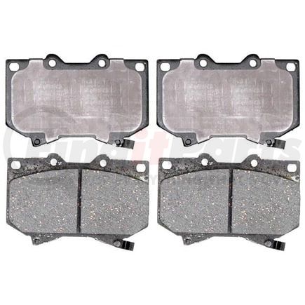 SGD812C by RAYBESTOS - Raybestos Service Grade Ceramic Brake Pad Set