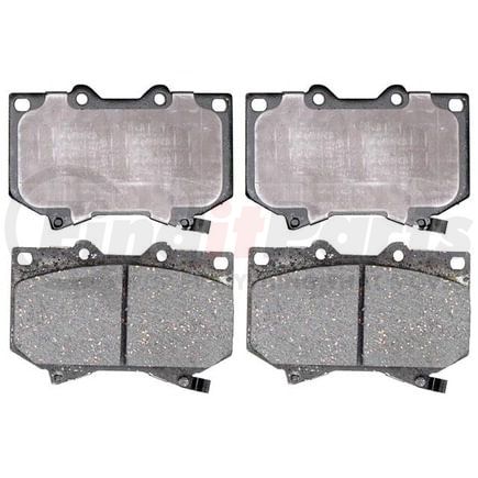 Raybestos SGD812C Disc Brake Pad Set Raybestos Service Grade Ceramic Brake Pad Set