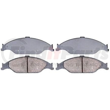 SGD804C by RAYBESTOS - Raybestos Service Grade Ceramic Brake Pad Set