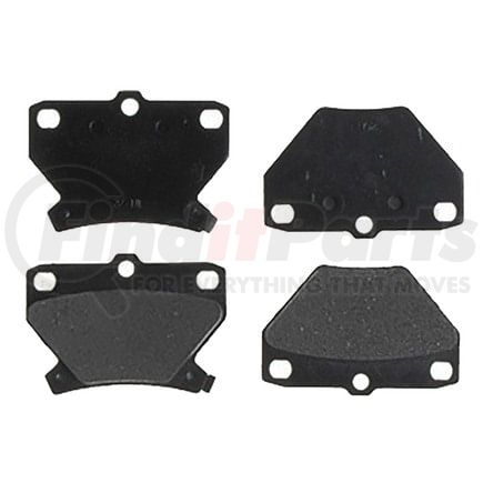 SGD823C by RAYBESTOS - Raybestos Service Grade Ceramic Brake Pad Set