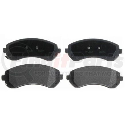 SGD844M by RAYBESTOS - Raybestos Service Grade Metallic Brake Pad Set