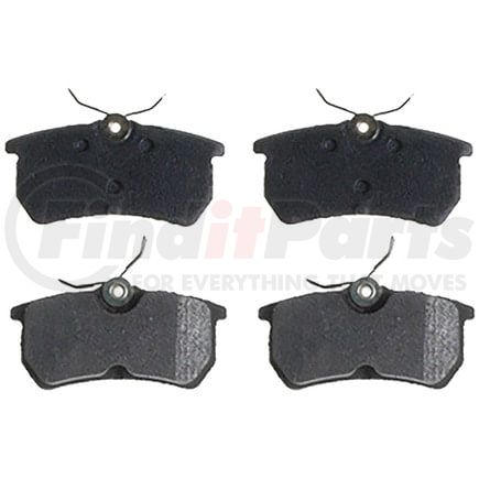 SGD886M by RAYBESTOS - Brake Parts Inc Raybestos Service Grade Metallic Disc Brake Pad Set