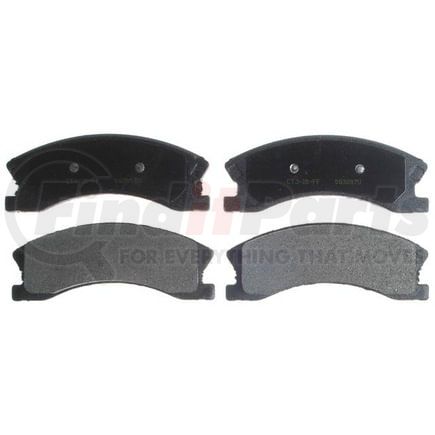 SGD945M by RAYBESTOS - Raybestos Service Grade Metallic Brake Pad Set