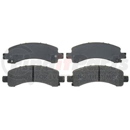 SGD974C by RAYBESTOS - Raybestos Service Grade Ceramic Brake Pad Set