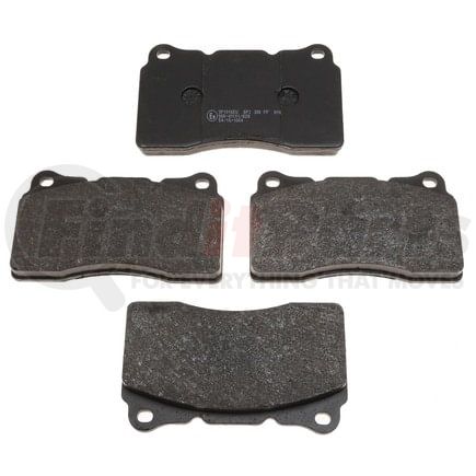 Raybestos SP1016EU Disc Brake Pad Set Brake Parts Inc Raybestos Specialty - European Metallic Disc Brake Pad Set