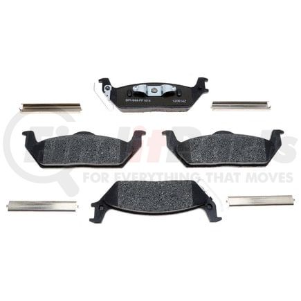 SP1012PSH by RAYBESTOS - Raybestos Specialty - Police Metallic Brake Pad Set