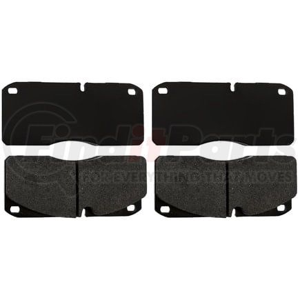 SP1027TR by RAYBESTOS - Raybestos Specialty - Medium Duty Metallic Brake Pad Set