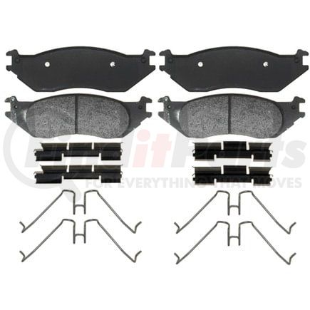 SP1045PSH by RAYBESTOS - Raybestos Specialty - Police Metallic Brake Pad Set