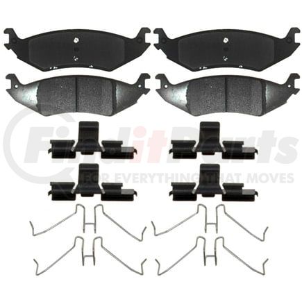 SP1046PSH by RAYBESTOS - Raybestos Specialty - Police Metallic Brake Pad Set