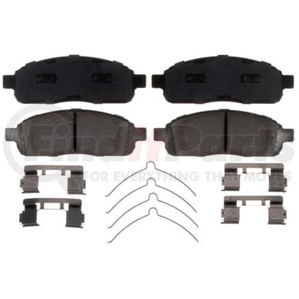 SP1083PSH by RAYBESTOS - Raybestos Specialty - Police Metallic Brake Pad Set