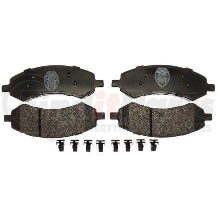 SP1084PSH by RAYBESTOS - Raybestos Specialty - Police Metallic Brake Pad Set