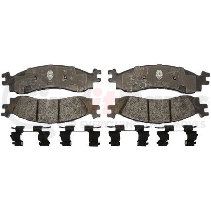 SP1158PSH by RAYBESTOS - Raybestos Specialty - Police Metallic Brake Pad Set