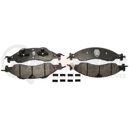 SP1278PSH by RAYBESTOS - Raybestos Specialty - Police Metallic Brake Pad Set
