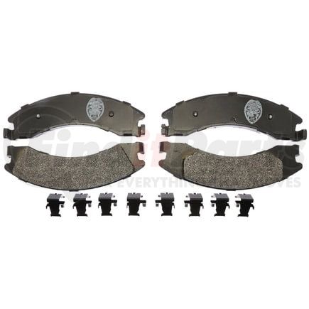 SP1329PSH by RAYBESTOS - Raybestos Specialty - Police Metallic Brake Pad Set