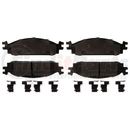 SP1376PSH by RAYBESTOS - Raybestos Specialty - Police Metallic Brake Pad Set