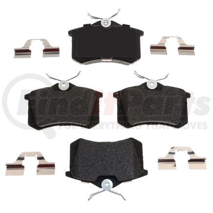 SP340EUH by RAYBESTOS - Raybestos Specialty - European Hybrid Brake Pad Set