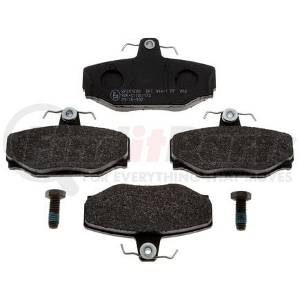 SP391EUH by RAYBESTOS - Raybestos Specialty - European Metallic Brake Pad Set