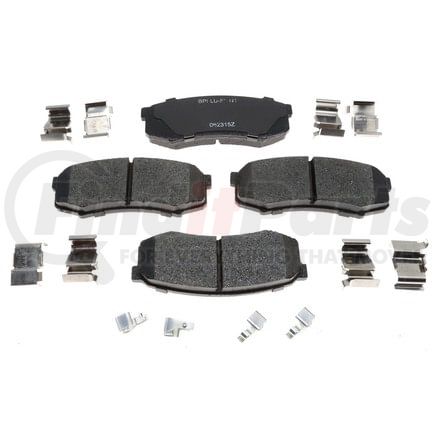 SP606TRH by RAYBESTOS - Raybestos Specialty - Truck Ceramic Brake Pad Set