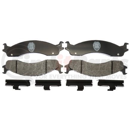 SP655PSH by RAYBESTOS - Raybestos Specialty - Police Metallic Brake Pad Set