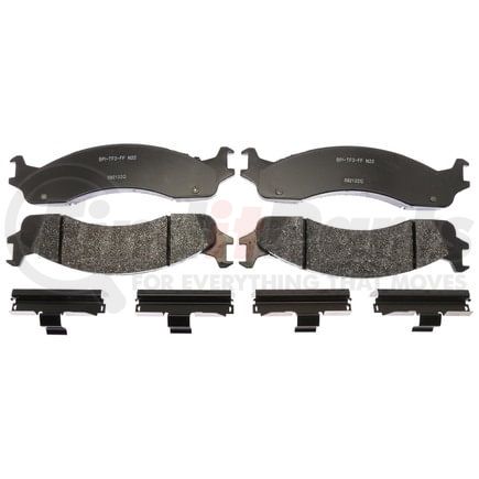 SP655TRH by RAYBESTOS - Raybestos Specialty - Medium Duty Metallic Brake Pad Set