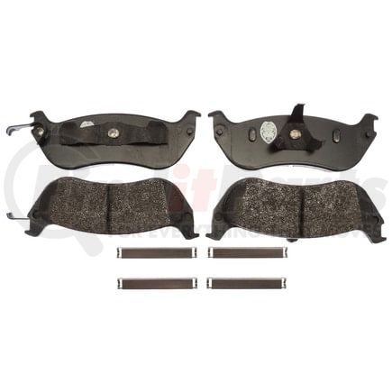 SP674PPH by RAYBESTOS - Raybestos Specialty - Police Metallic Brake Pad Set