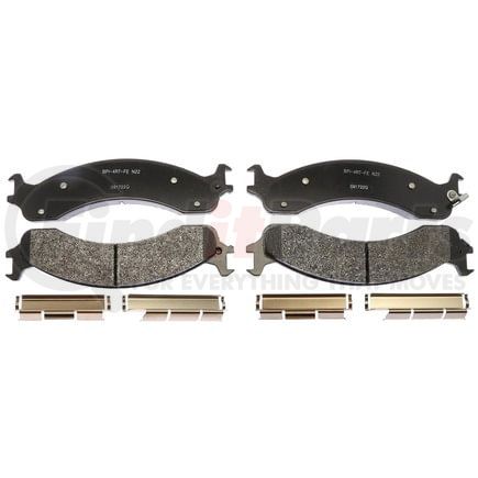 SP821TRH by RAYBESTOS - Raybestos Specialty - Truck Metallic Brake Pad Set