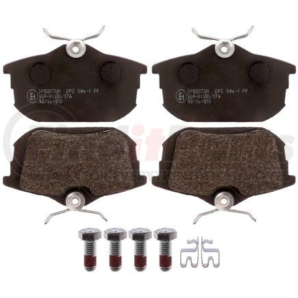 Raybestos SP838EUH Disc Brake Pad Set Raybestos Specialty - European Metallic Brake Pad Set