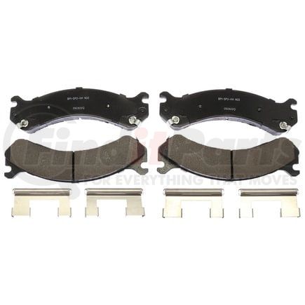 SP909TRH by RAYBESTOS - Raybestos Specialty - Truck Ceramic Brake Pad Set