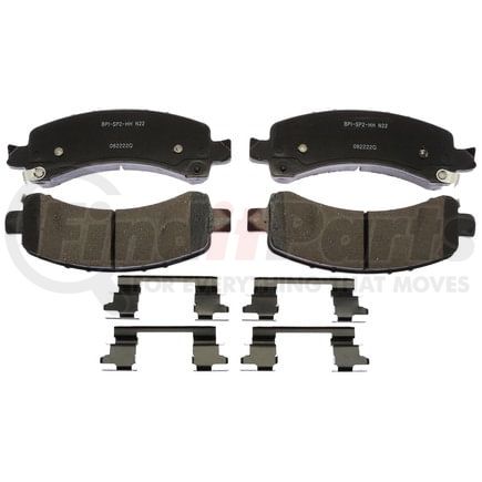 SP974TRH by RAYBESTOS - Raybestos Specialty - Truck Ceramic Brake Pad Set