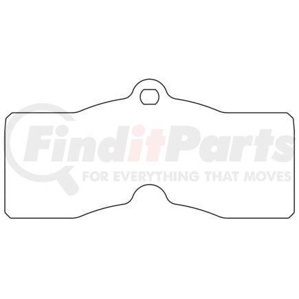 Raybestos ST45R8T13 Disc Brake Pad Set Raybestos Racing Brake Pad Set