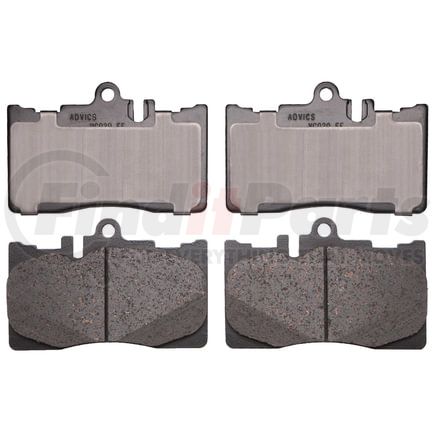 AD0870 by ADVICS - ADVICS Ultra-Premium Ceramic Brake Pads