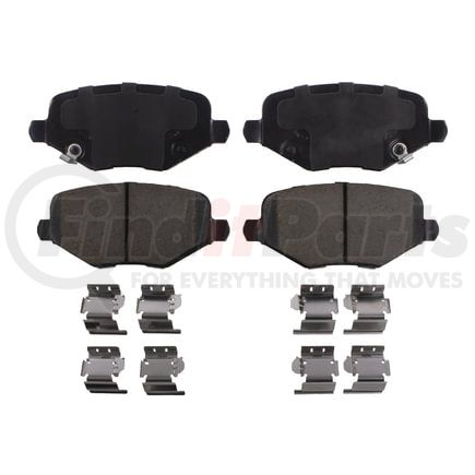 AD1719 by ADVICS - ADVICS Ultra-Premium Ceramic Brake Pads