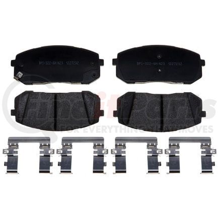 MGD2400CH by RAYBESTOS - Raybestos Element3 Hybrid Brake Pad Set