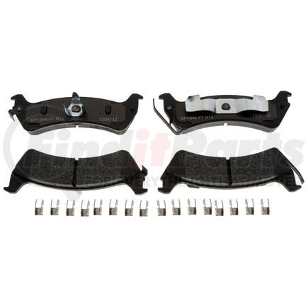 MGD666MH by RAYBESTOS - Raybestos R-Line Metallic Brake Pad Set