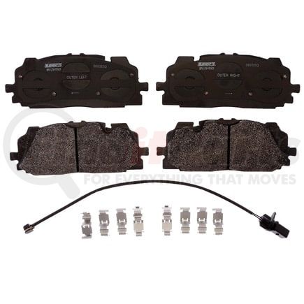 PGD1894M by RAYBESTOS - Raybestos Element3 Metallic Brake Pad Set