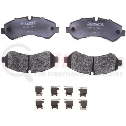 PGD2236M by RAYBESTOS - Raybestos Element3 Metallic Brake Pad Set