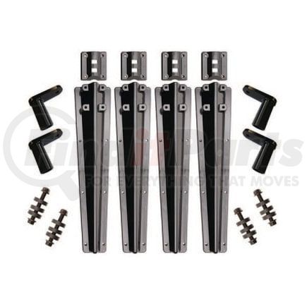 10001328 by MINIMIZER - Plastic bolt on brackets Carbon Fiber