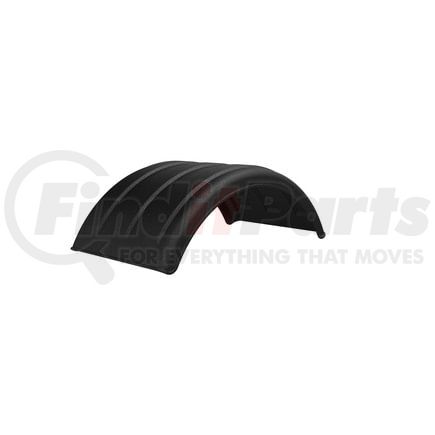 10001711 by MINIMIZER - 151 Dual Single Axle Fender Black