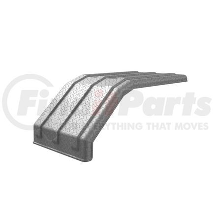 10001682 by MINIMIZER - Fender for MIN1500/1554 & MIN1550 Diamond Plate Silver