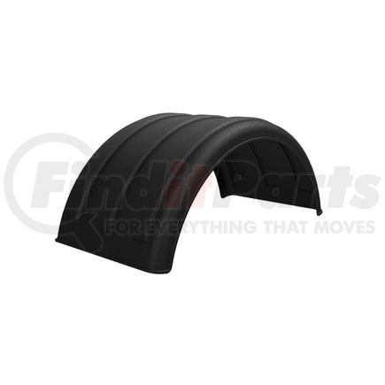 10001870 by MINIMIZER - Dual Fender for 22.5 Tire Black