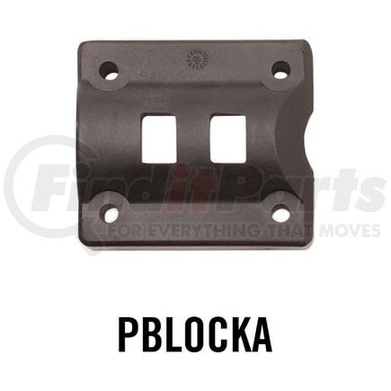 10001485 by MINIMIZER - Back Block - for Plastic Tapered, Black, Polymer Composite