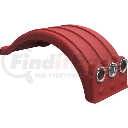 10001628 by MINIMIZER - Double Deuce Single Fender Red (Light Box)