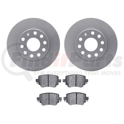 4302-74017 by DYNAMIC FRICTION COMPANY - GEOSPEC Rotors with 3000 Ceramic Brake Pads