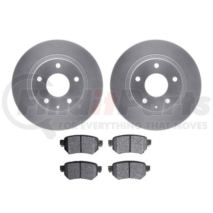 4302-80001 by DYNAMIC FRICTION COMPANY - GEOSPEC Rotors with 3000 Ceramic Brake Pads